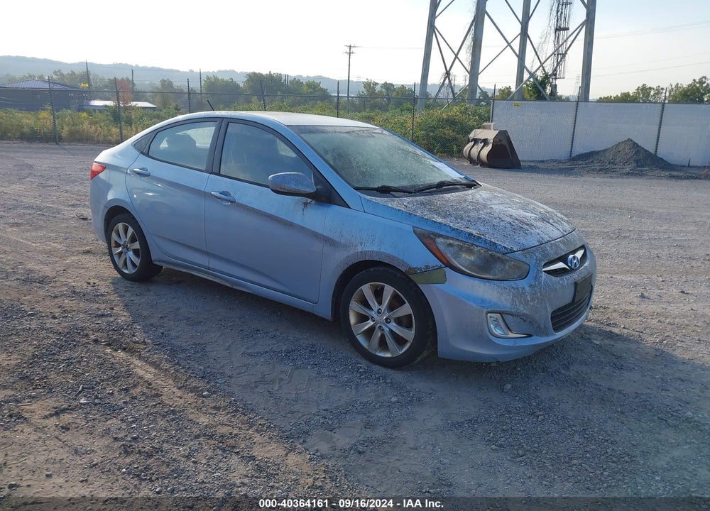 2012 HYUNDAI ACCENT GLS VIN: KMHCU4AE6CU035864