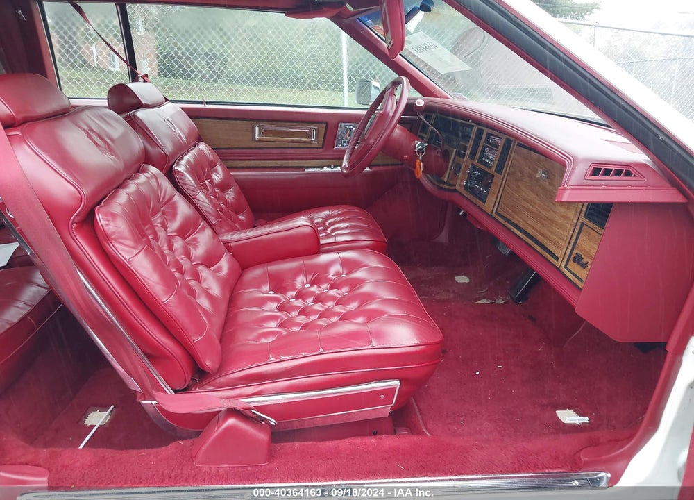 1985 CADILLAC ELDORADO VIN: 1G6EL5787FE608277