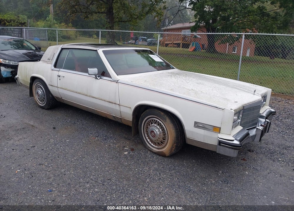 1985 CADILLAC ELDORADO VIN: 1G6EL5787FE608277