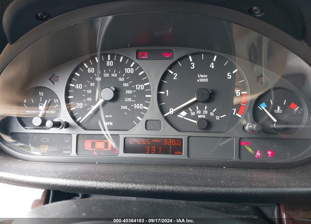 2000 BMW 328I VIN: WBAAM5349YKG18826