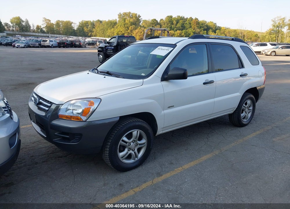 2007 KIA SPORTAGE LX V6 VIN: KNDJE723877395889