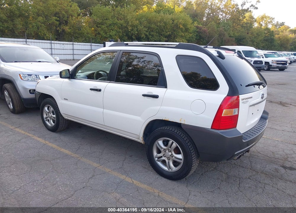 2007 KIA SPORTAGE LX V6 VIN: KNDJE723877395889