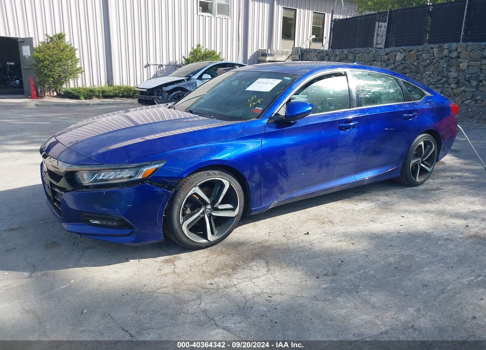 2019 HONDA ACCORD SPORT VIN: 1HGCV1F3XKA028053