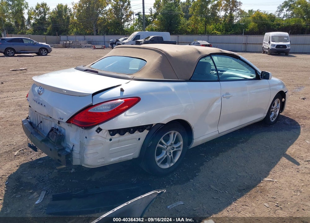 2007 TOYOTA CAMRY SOLARA SE VIN: 4T1FA38P07U133818