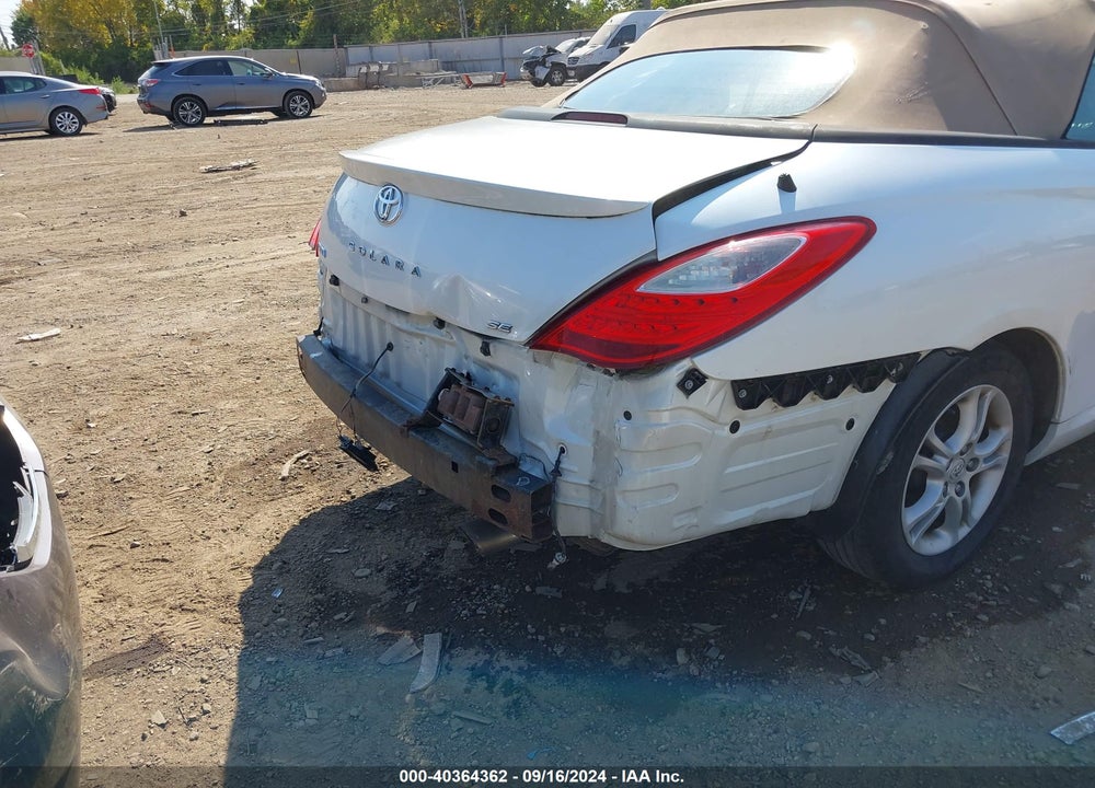 2007 TOYOTA CAMRY SOLARA SE VIN: 4T1FA38P07U133818