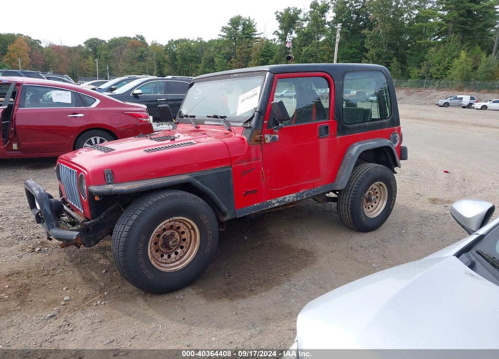 1999 JEEP WRANGLER SPORT VIN: 1J4FY19S6XP452222