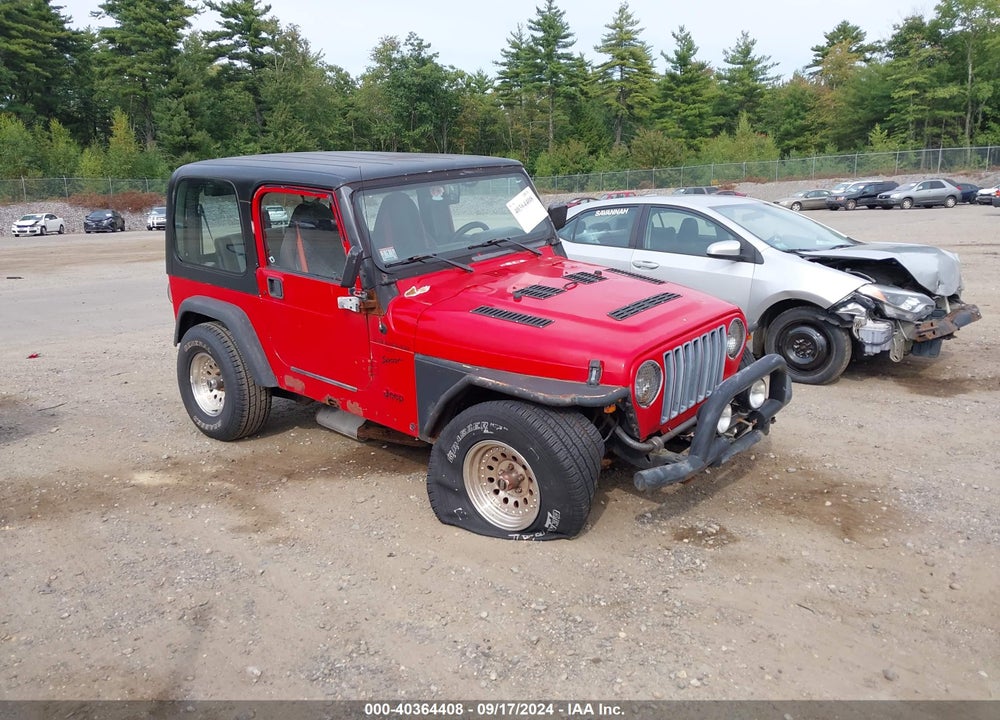 1999 JEEP WRANGLER SPORT VIN: 1J4FY19S6XP452222