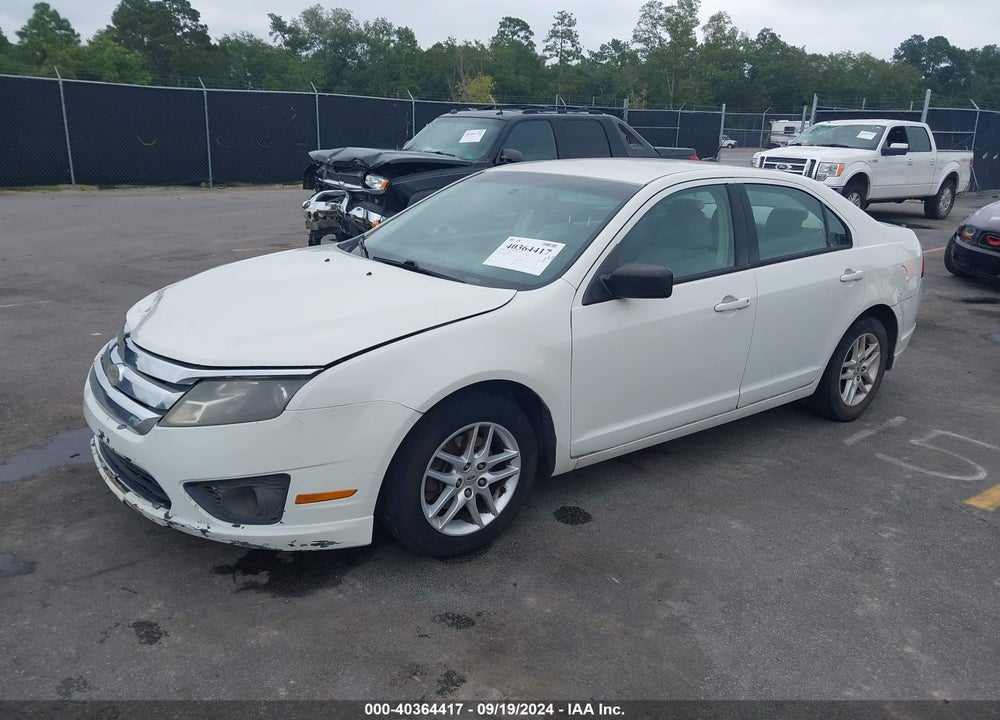 2010 FORD FUSION S VIN: 3FAHP0GA0AR381997