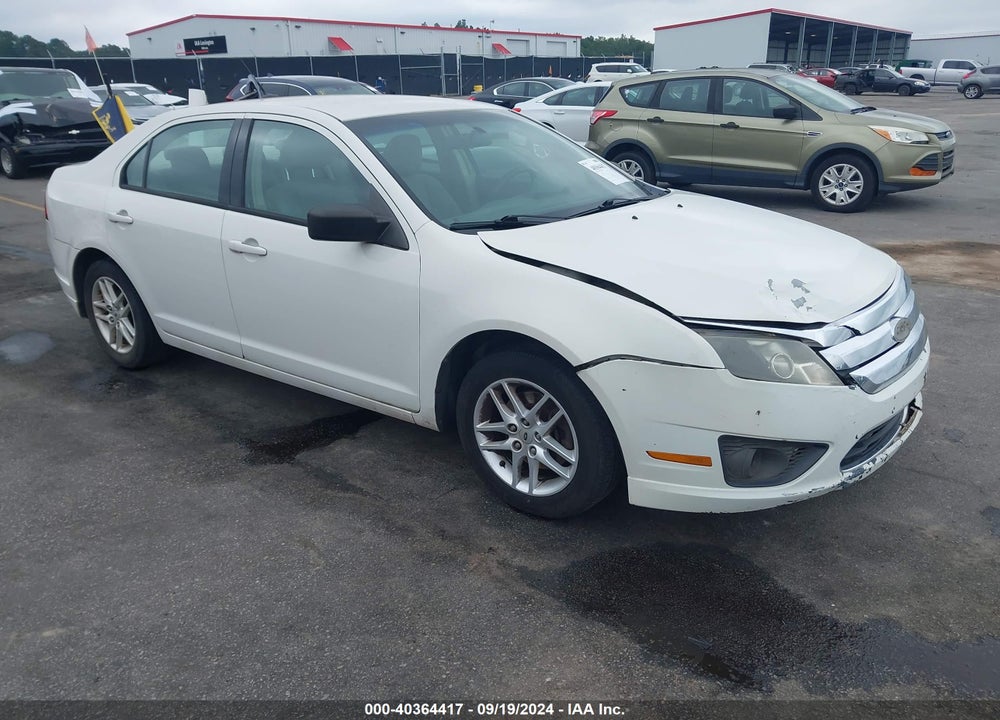 2010 FORD FUSION S VIN: 3FAHP0GA0AR381997