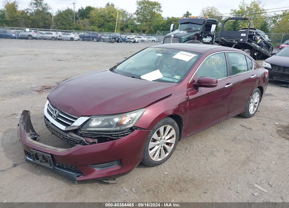 2014 HONDA ACCORD EX-L VIN: 1HGCR2F89EA037403