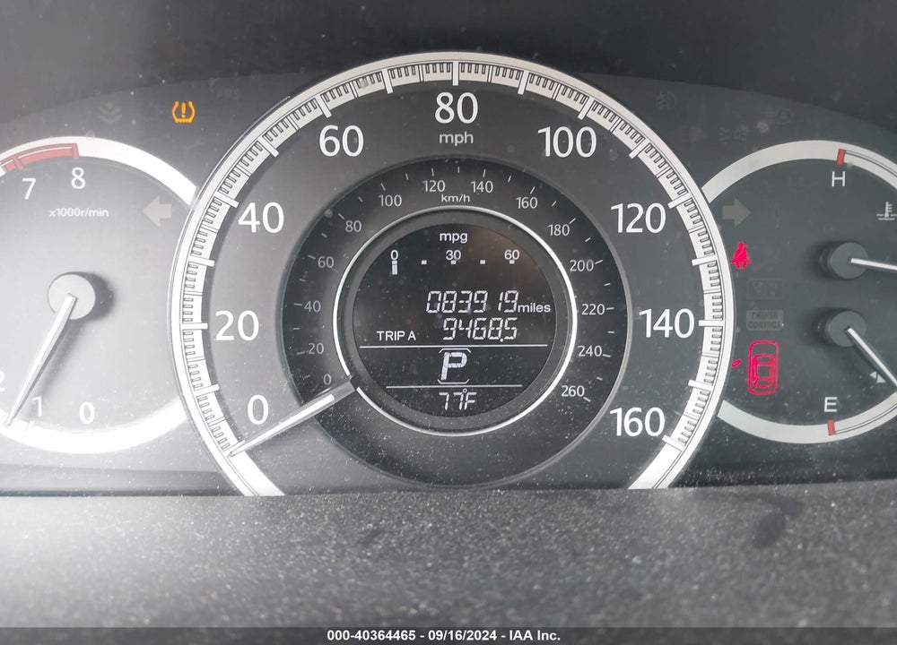 2014 HONDA ACCORD EX-L VIN: 1HGCR2F89EA037403