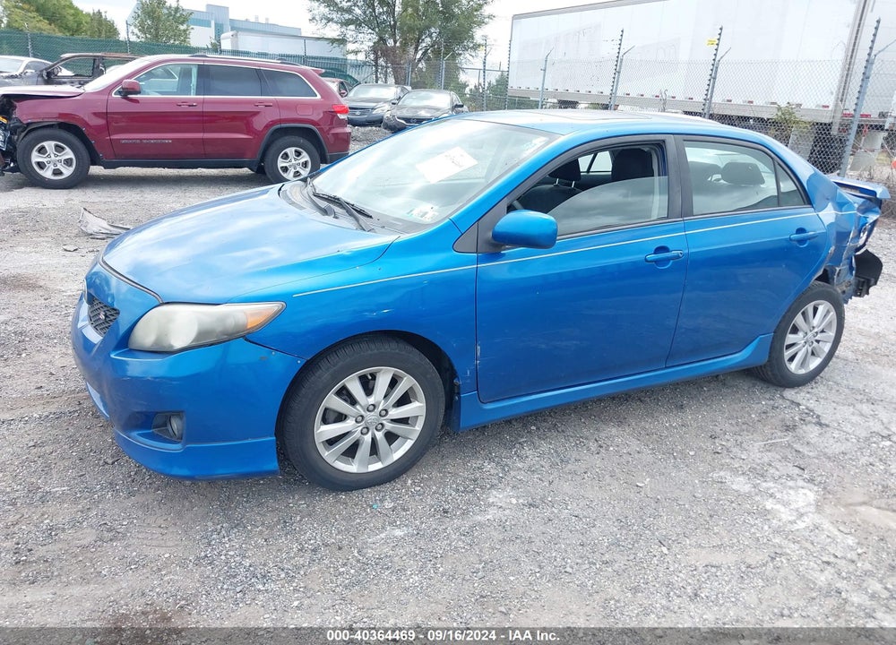 2009 TOYOTA COROLLA S VIN: 2T1BU40E99C030312