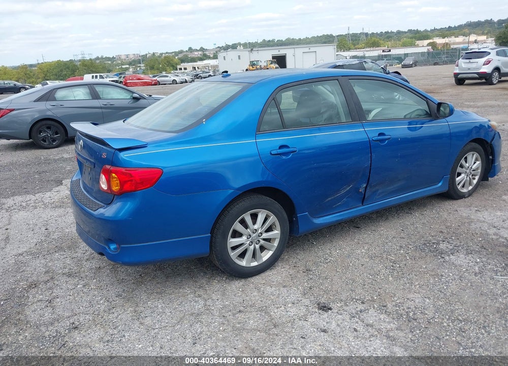 2009 TOYOTA COROLLA S VIN: 2T1BU40E99C030312