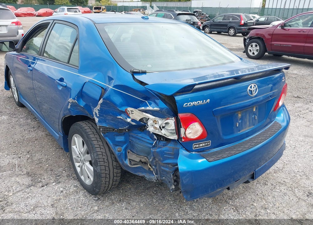 2009 TOYOTA COROLLA S VIN: 2T1BU40E99C030312