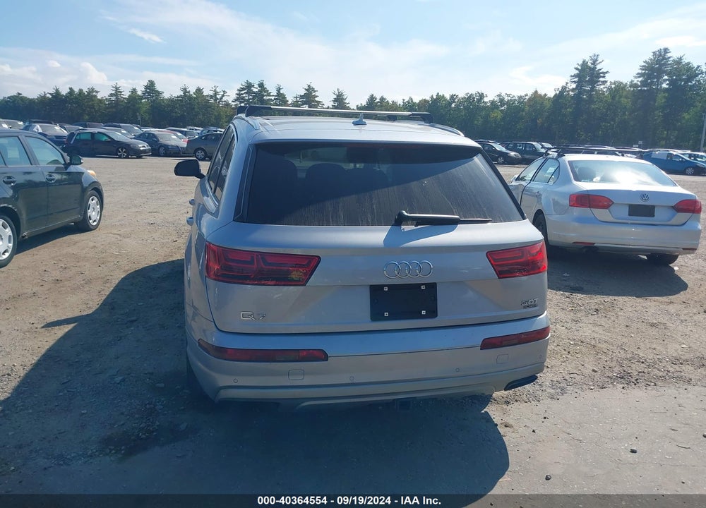 2017 AUDI Q7 3.0T PREMIUM VIN: WA1LAAF72HD002934