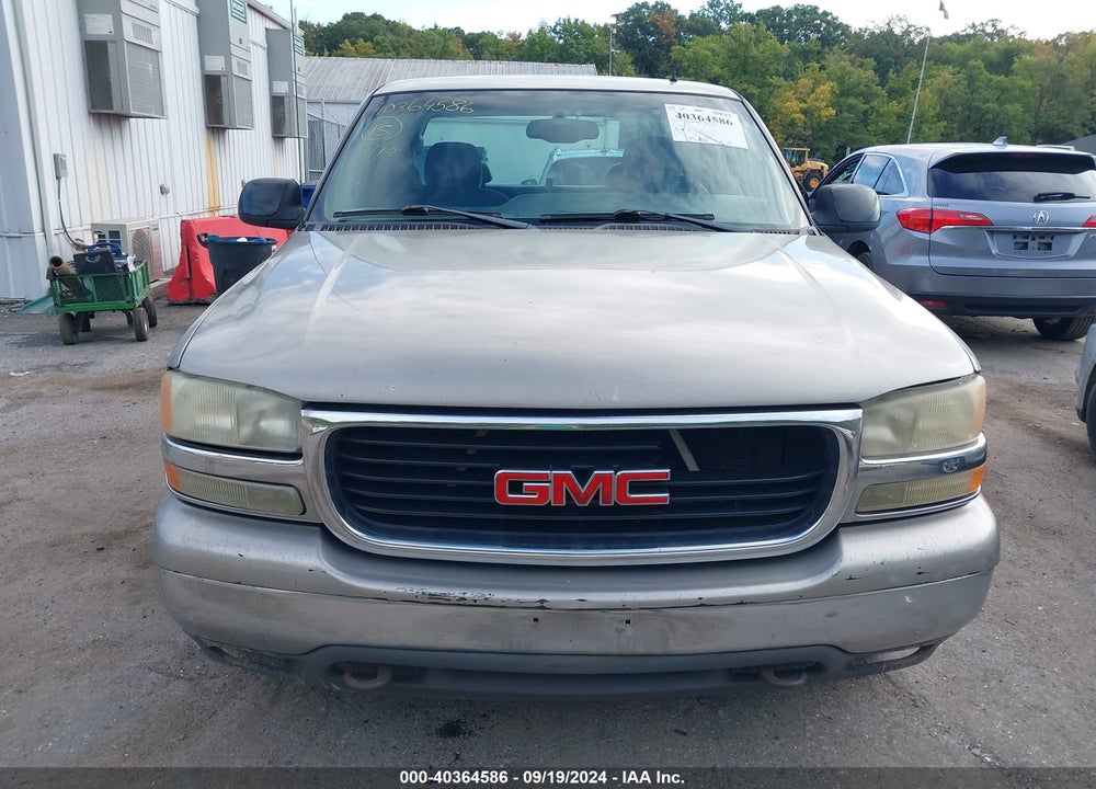 2001 GMC SIERRA 1500 SLE VIN: 2GTEC19T611308702