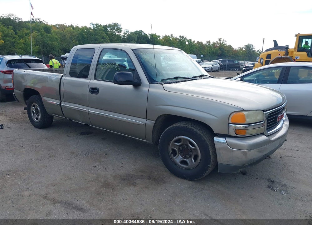 2001 GMC SIERRA 1500 SLE VIN: 2GTEC19T611308702