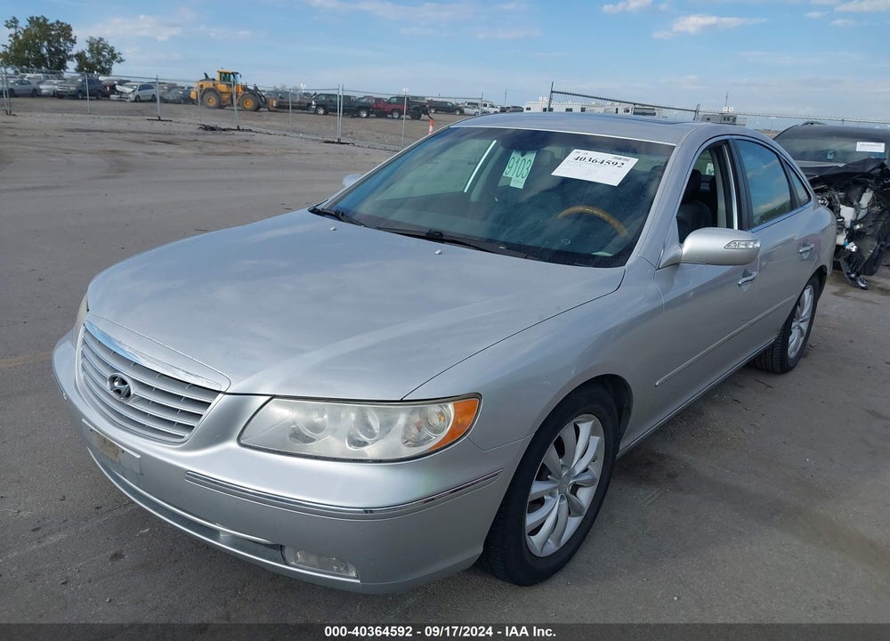 2008 HYUNDAI AZERA LIMITED VIN: KMHFC46F38A258695