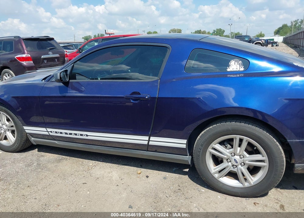 2012 FORD MUSTANG V6 VIN: 1ZVBP8AMXC5280650