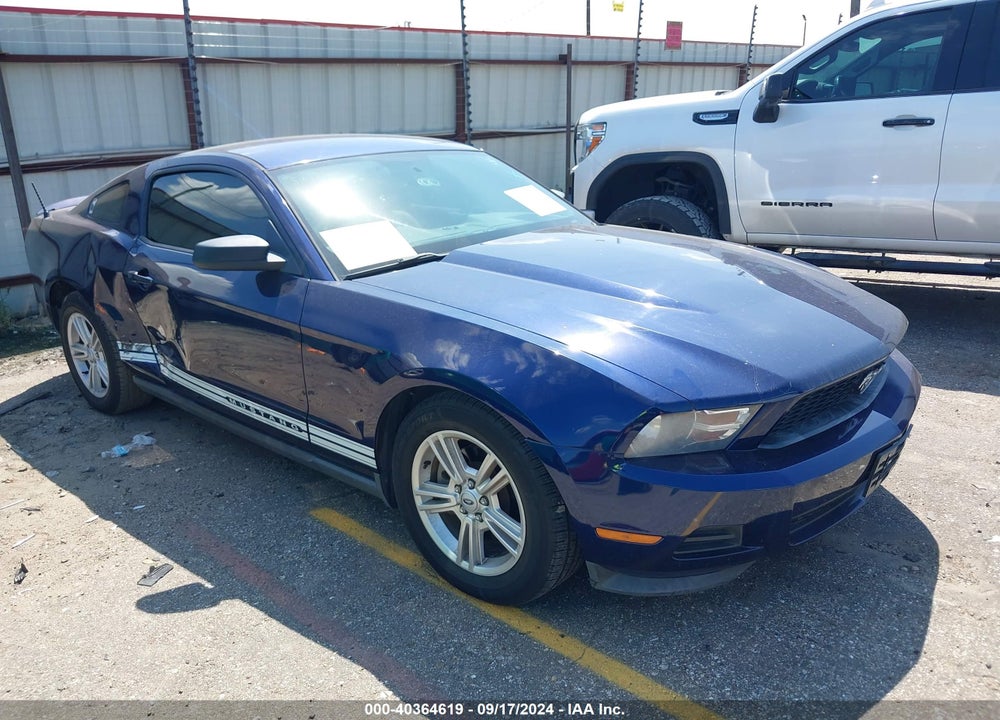 2012 FORD MUSTANG V6 VIN: 1ZVBP8AMXC5280650