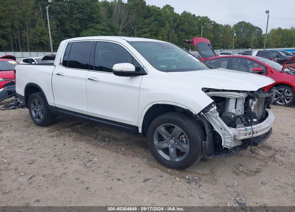 2022 HONDA RIDGELINE RTL-E VIN: 5FPYK3F7XNB020937