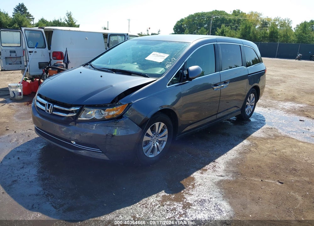 2017 HONDA ODYSSEY SE VIN: 5FNRL5H32HB025084