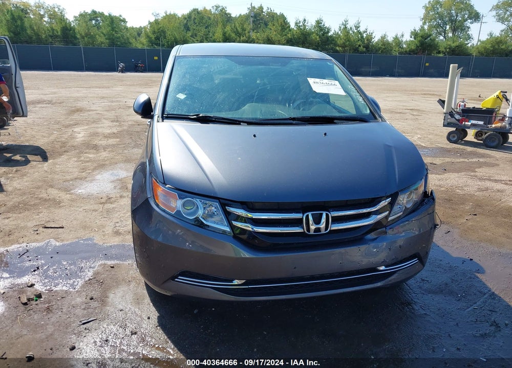 2017 HONDA ODYSSEY SE VIN: 5FNRL5H32HB025084