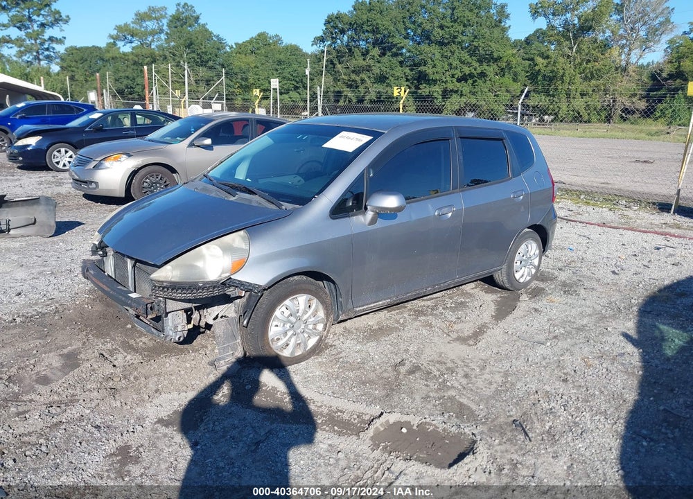 2007 HONDA FIT VIN: JHMGD38467S036056