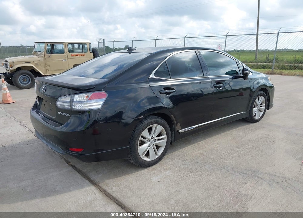 2010 LEXUS HS 250H VIN: JTHBB1BA5A2007092