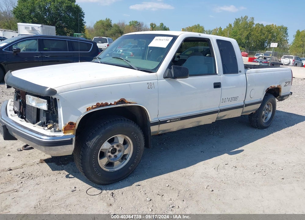 1998 CHEVROLET K1500 FLEETSIDE VIN: 2GCEK19R7W1147890