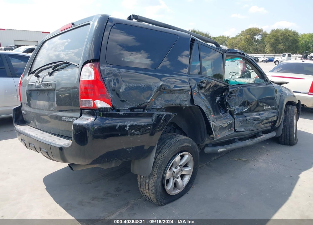 2007 TOYOTA 4RUNNER SPORT V6 VIN: JTEZU14R178090910