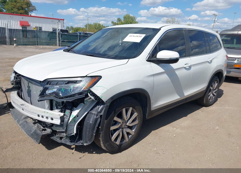 2021 HONDA PILOT 2WD EX VIN: 5FNYF5H37MB034845