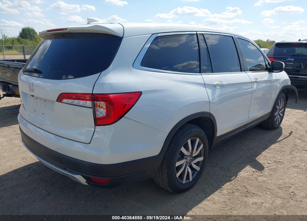 2021 HONDA PILOT 2WD EX VIN: 5FNYF5H37MB034845