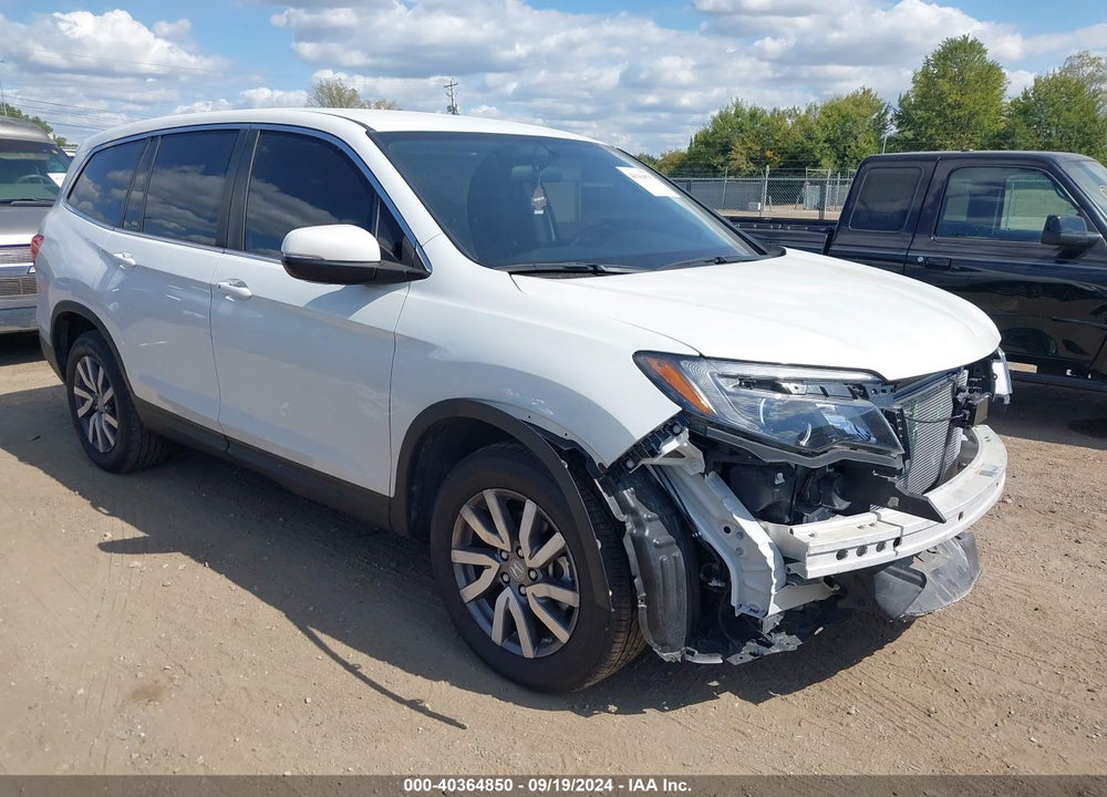 2021 HONDA PILOT 2WD EX VIN: 5FNYF5H37MB034845