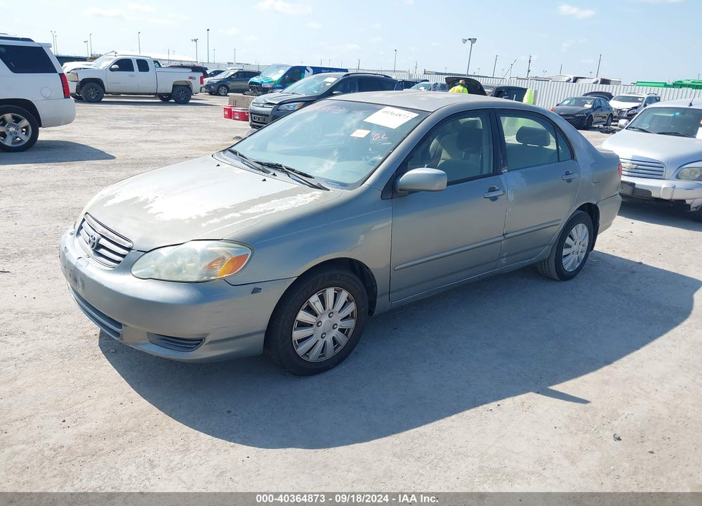 2004 TOYOTA COROLLA LE VIN: JTDBR32E742019082