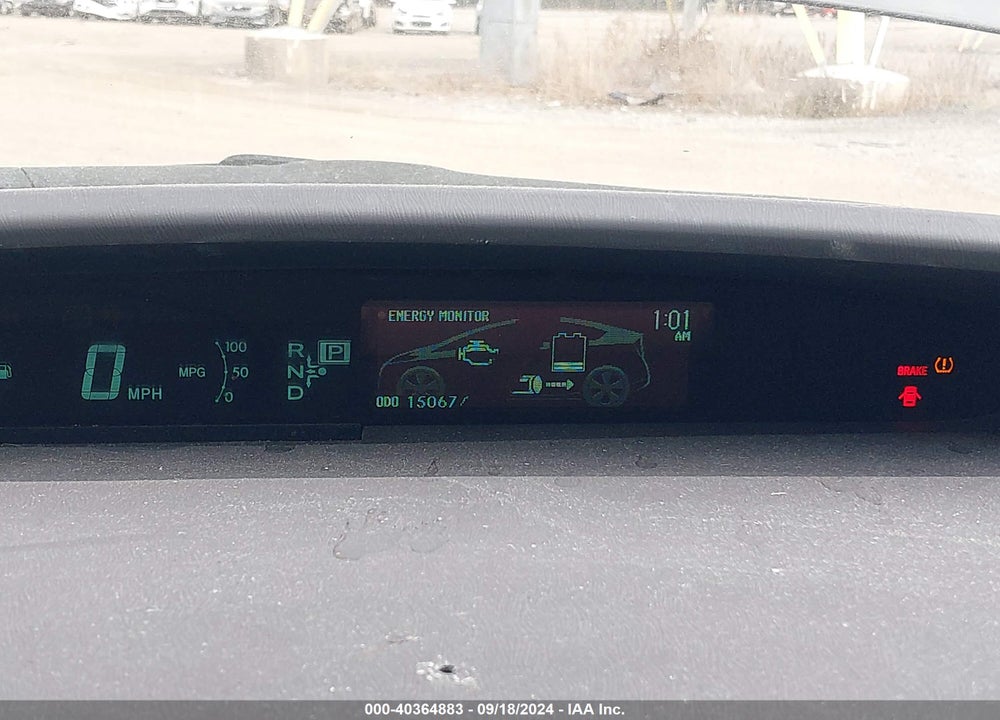 2011 TOYOTA PRIUS TWO VIN: JTDKN3DU3B1436654