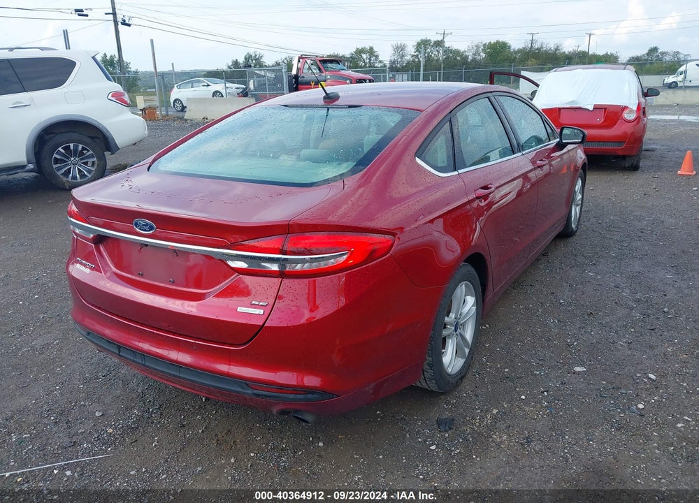 2018 FORD FUSION SE VIN: 3FA6P0HD8JR213069
