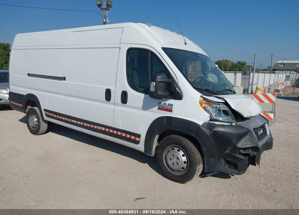 2020 RAM PROMASTER 3500 CARGO VAN HIGH ROOF 159 WB EXT VIN: 3C6URVJG2LE137900