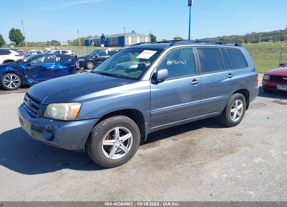 2005 TOYOTA HIGHLANDER V6 VIN: JTEEP21A450124649