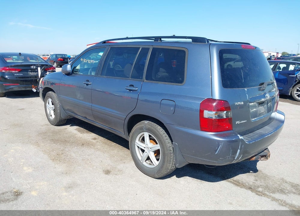 2005 TOYOTA HIGHLANDER V6 VIN: JTEEP21A450124649