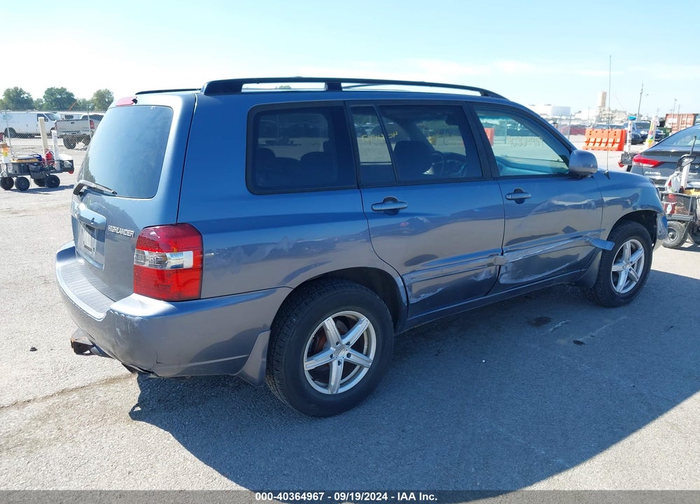 2005 TOYOTA HIGHLANDER V6 VIN: JTEEP21A450124649