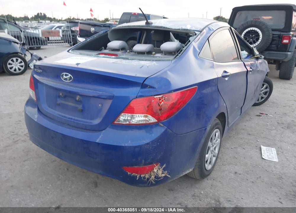 2013 HYUNDAI ACCENT GLS VIN: KMHCT4AE7DU525427