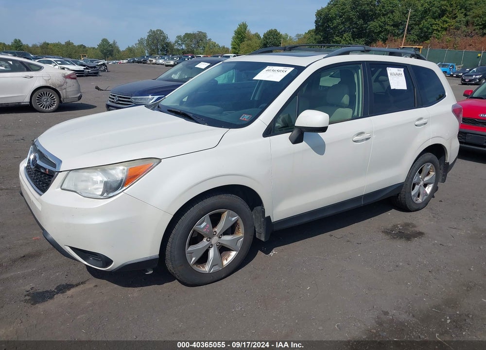 2014 SUBARU FORESTER 2.5I PREMIUM VIN: JF2SJAEC4EH549628