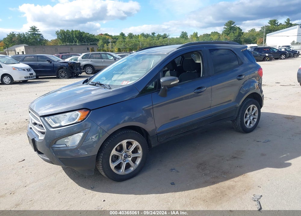 2019 FORD ECOSPORT SE VIN: MAJ6S3GL3KC298136