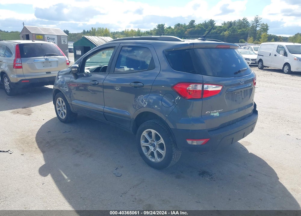 2019 FORD ECOSPORT SE VIN: MAJ6S3GL3KC298136