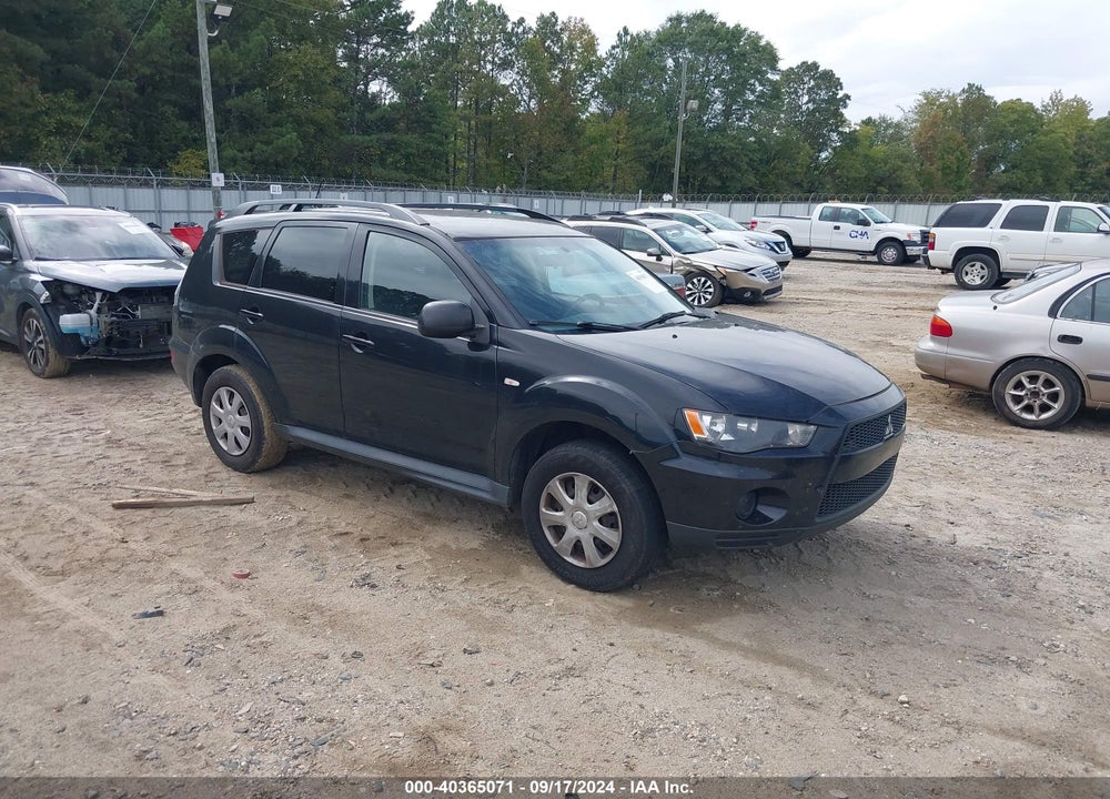 2013 MITSUBISHI OUTLANDER ES VIN: JA4AS2AW1DU010459