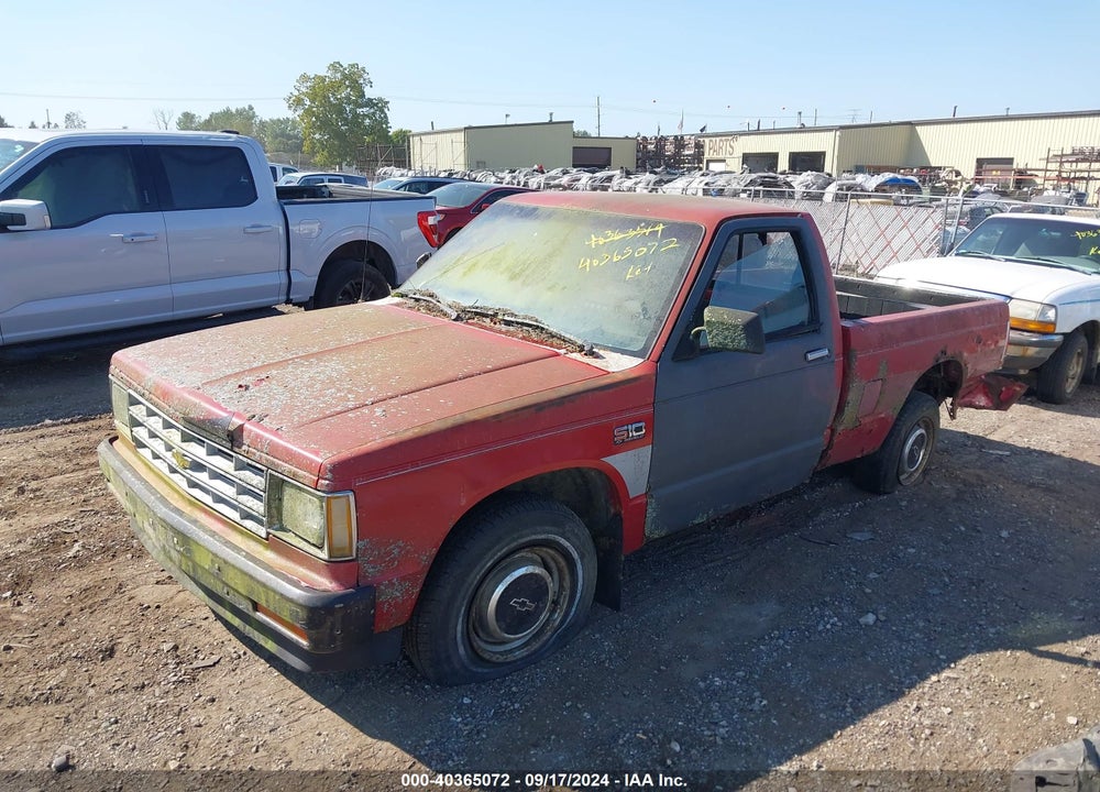 1989 CHEVROLET S TRUCK VIN: 1GCBS14EXK2196826