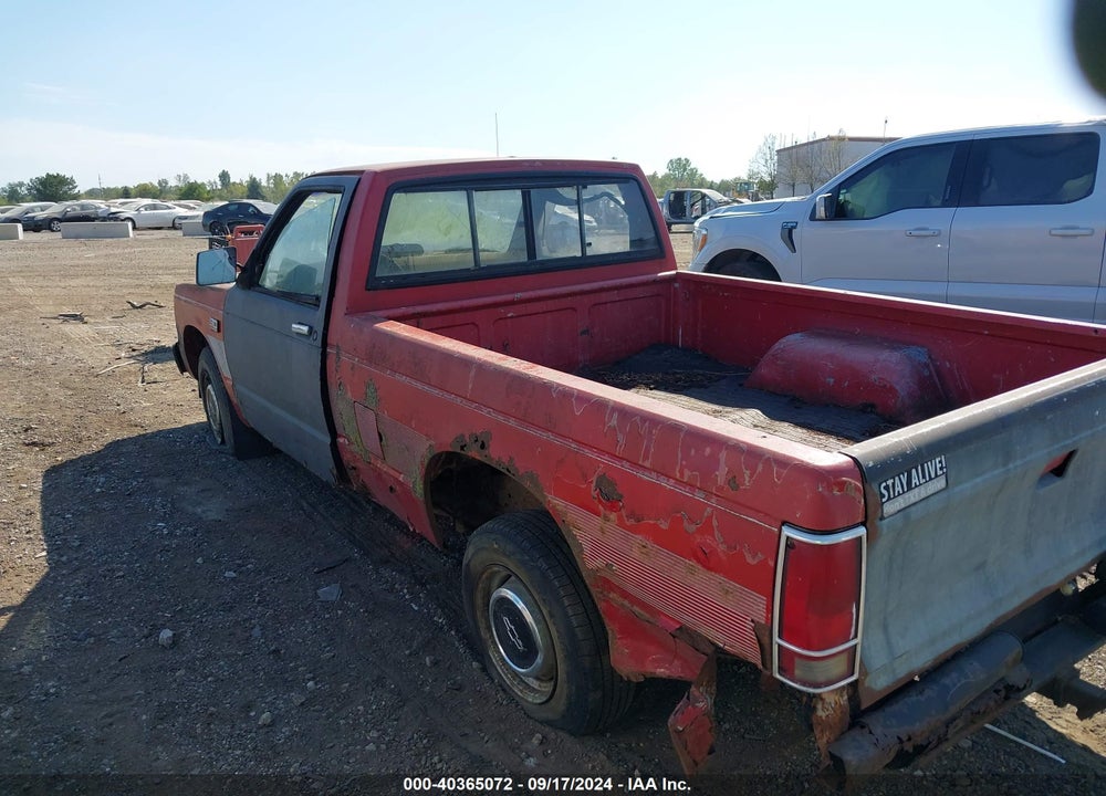 1989 CHEVROLET S TRUCK VIN: 1GCBS14EXK2196826