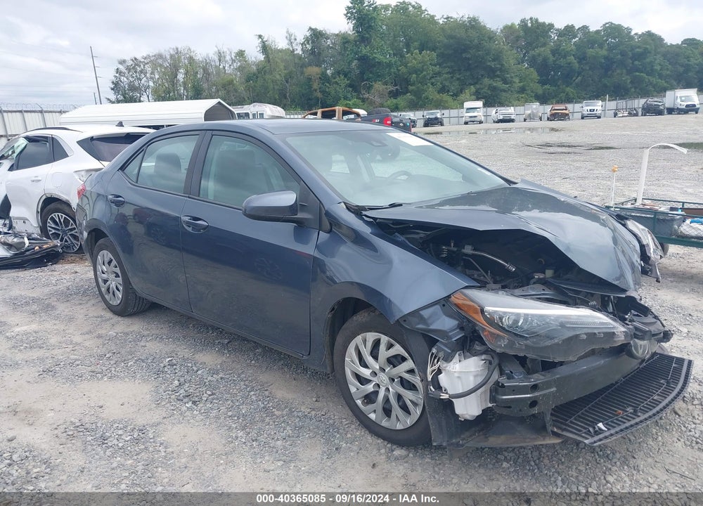 2019 TOYOTA COROLLA LE VIN: 2T1BURHE3KC238631