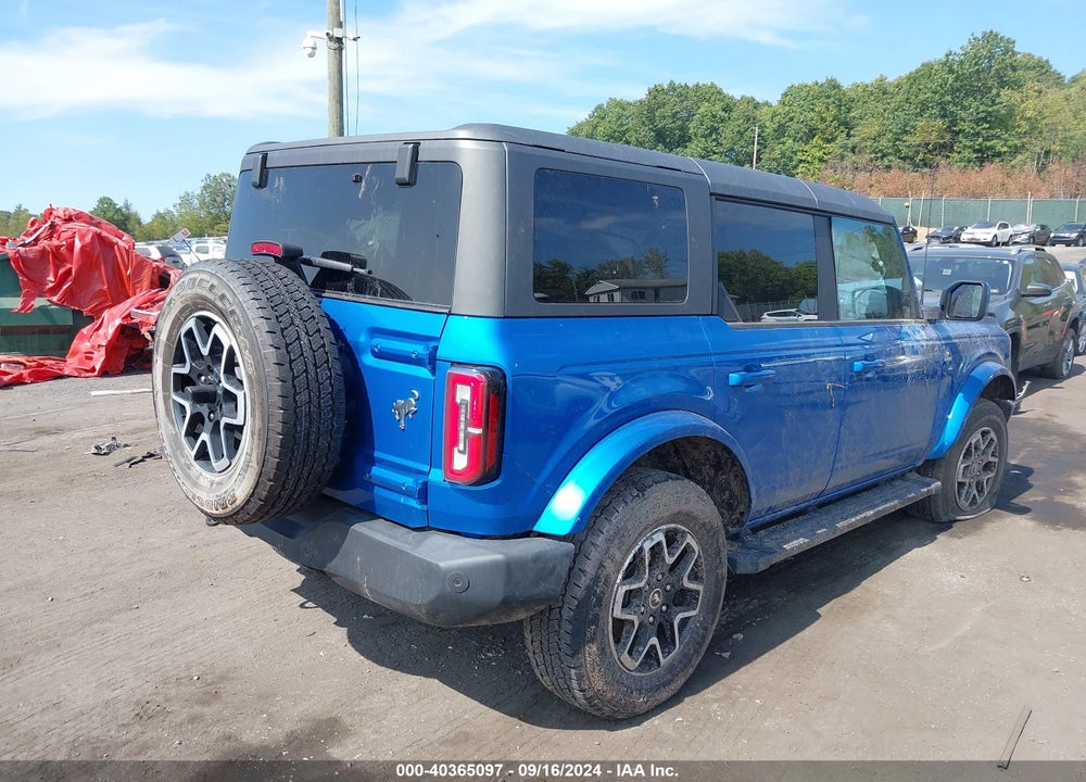 2023 FORD BRONCO OUTER BANKS VIN: 1FMEE5DP4PLB17953
